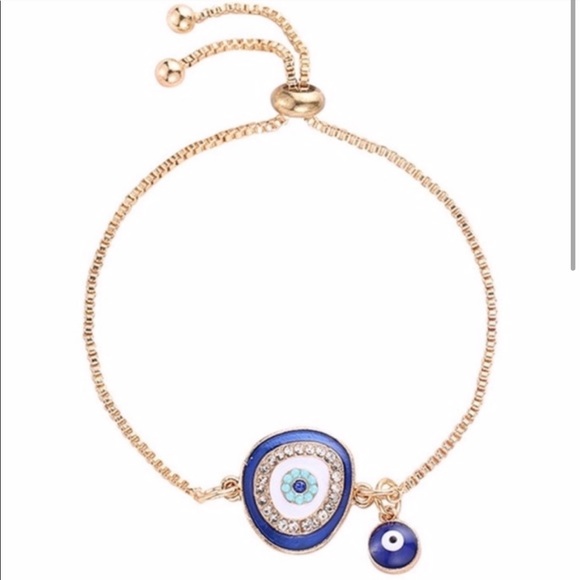🧿Evil Eye Bolo Style Bracelet - Picture 3 of 3